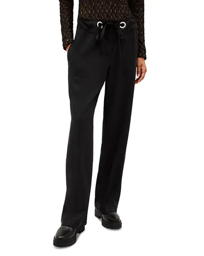 Ba&sh Ba & Sh Pava Straight Pants In Black