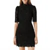 Ba&sh Pavel Mini Dress In Noir In Black