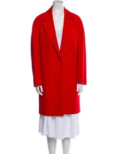 Pre-owned Ba&sh Peacoat In Red