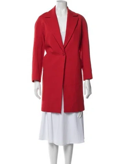 Pre-owned Ba&sh Peacoat In Red