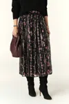 Ba&sh Pippa Mid-length Skirt In Noir In Multi