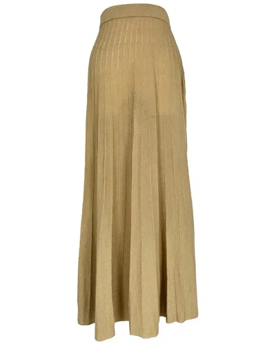 Pre-owned Ba&sh Pleated Maxi Skirt, Size Uk; 1 (authentic Pre-loved)