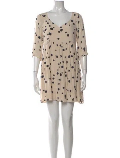 Pre-owned Ba&sh Polka Dot Print Mini Dress