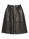 Ba&sh Pona Zip-fastening Midi Skirt In Multi