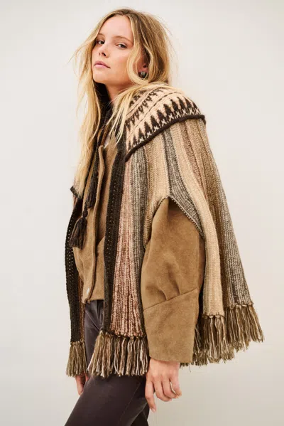 Ba&sh Poncho Prato For Woman In Brown