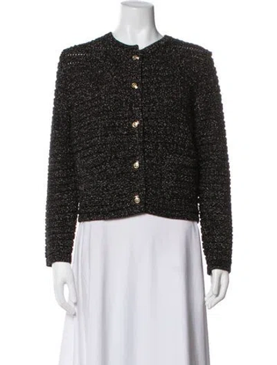 Pre-owned Ba&sh Printed Evening Jacket In Gray