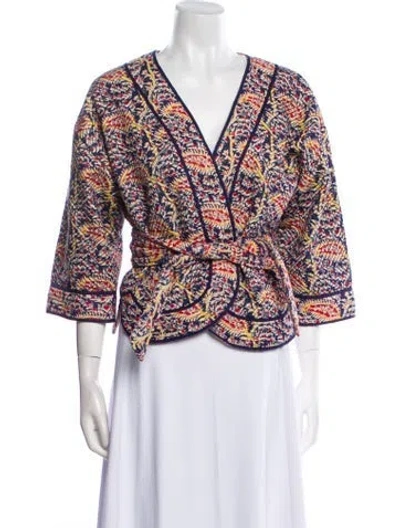 Pre-owned Ba&sh Printed Evening Jacket In Multi