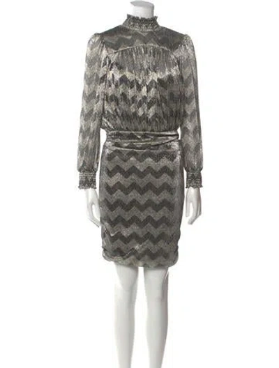 Pre-owned Ba&sh Printed Knee-length Dress