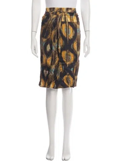 Pre-owned Ba&sh Printed Knee-length Skirt In Multicolor