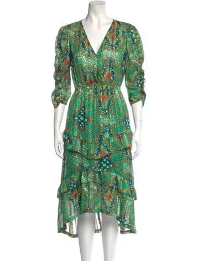 Pre-owned Ba&sh Printed Long Dress