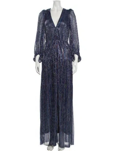 Pre-owned Ba&sh Printed Long Dress