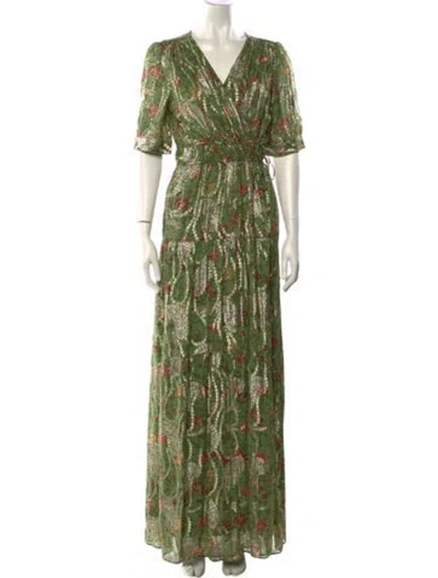 Pre-owned Ba&sh Printed Long Dress