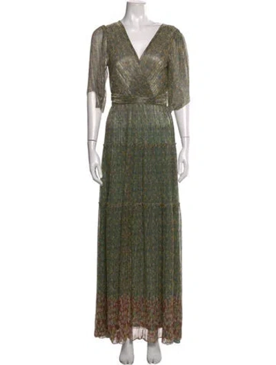Pre-owned Ba&sh Printed Long Dress