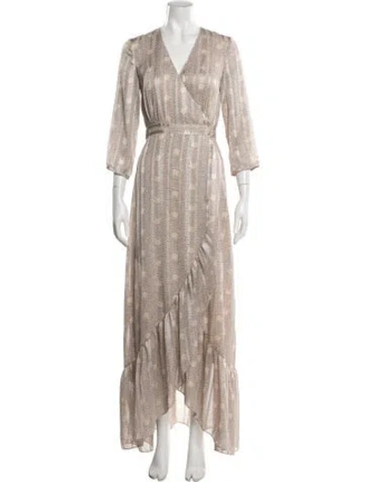 Pre-owned Ba&sh Printed Long Dress