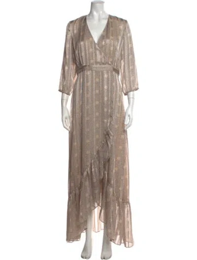Pre-owned Ba&sh Printed Long Dress