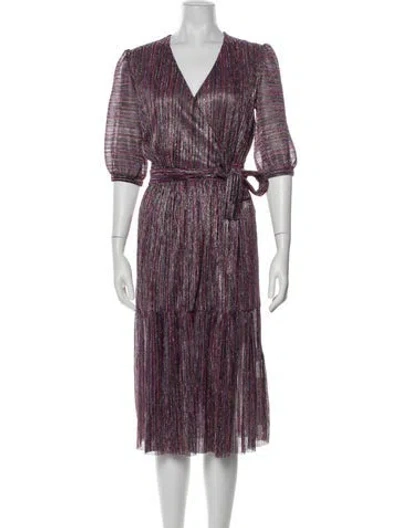 Pre-owned Ba&sh Printed Midi Length Dress