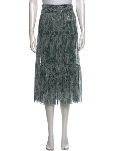 Pre-owned Ba&sh Printed Midi Length Skirt