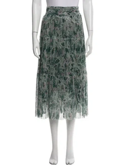 Pre-owned Ba&sh Printed Midi Length Skirt