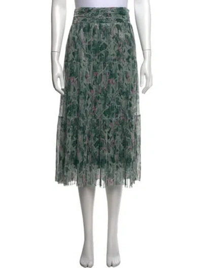 Pre-owned Ba&sh Printed Midi Length Skirt