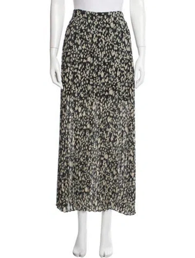 Pre-owned Ba&sh Printed Midi Length Skirt In Multi