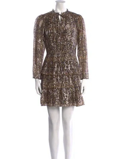 Pre-owned Ba&sh Printed Mini Dress