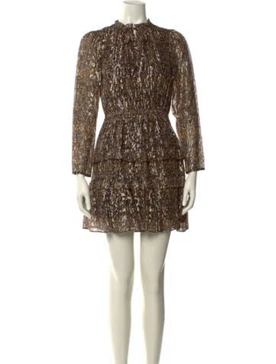 Pre-owned Ba&sh Printed Mini Dress