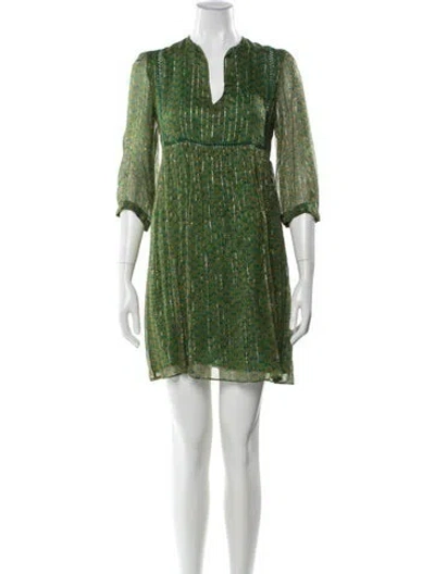 Pre-owned Ba&sh Printed Mini Dress