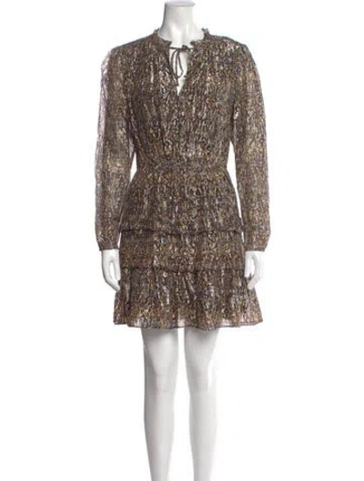 Pre-owned Ba&sh Printed Mini Dress