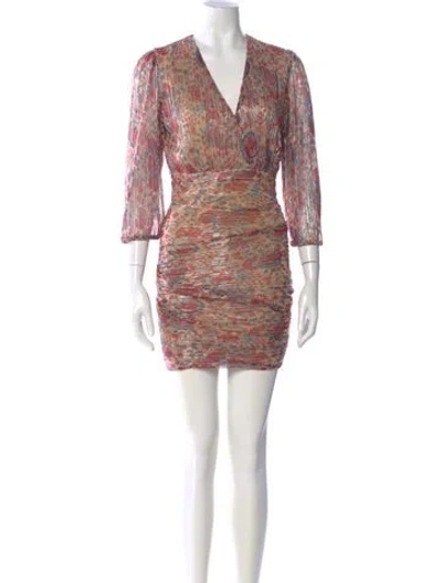 Pre-owned Ba&sh Printed Mini Dress