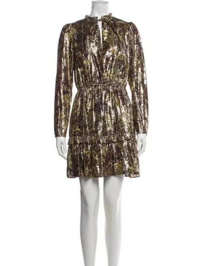 Pre-owned Ba&sh Printed Mini Dress
