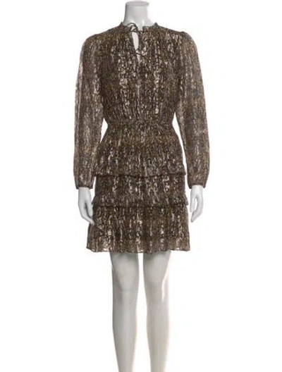 Pre-owned Ba&sh Printed Mini Dress