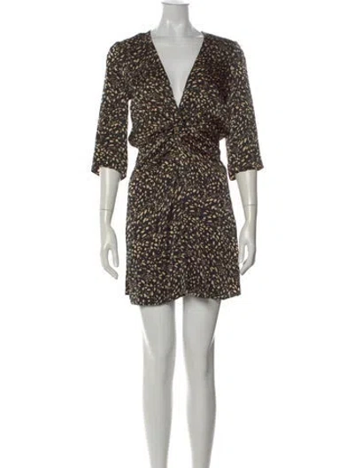 Pre-owned Ba&sh Printed Mini Dress