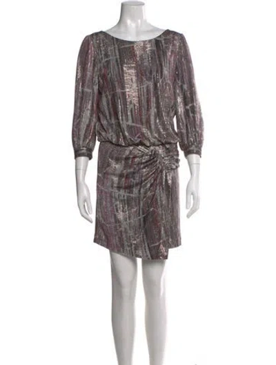 Pre-owned Ba&sh Printed Mini Dress