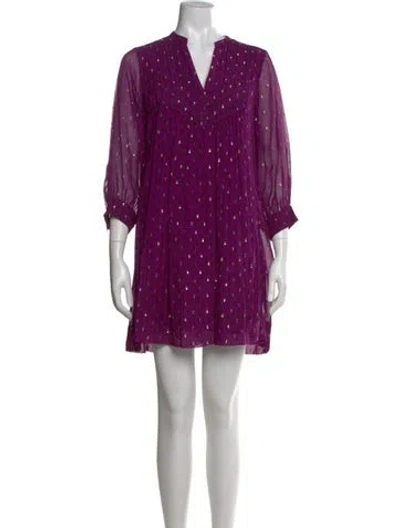 Pre-owned Ba&sh Printed Mini Dress