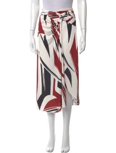 Pre-owned Ba&sh Printed Mini Skirt In Neutral