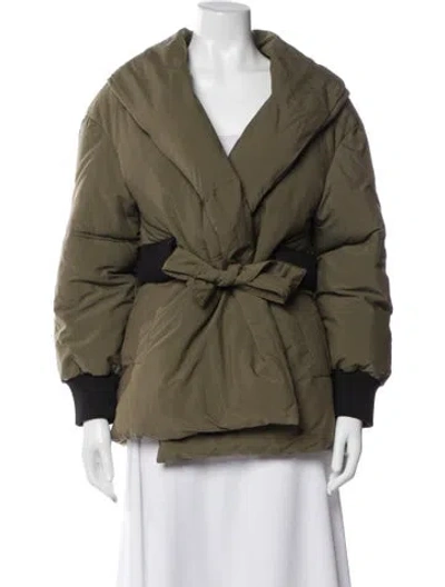Pre-owned Ba&sh Puffer Coat In Multi