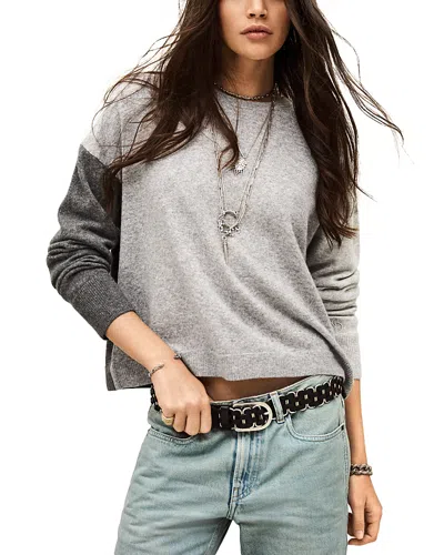 Ba&sh Ba & Sh Pull Chaya Cashmere Sweater In Gray