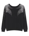 Ba&sh Pull Flore In Black