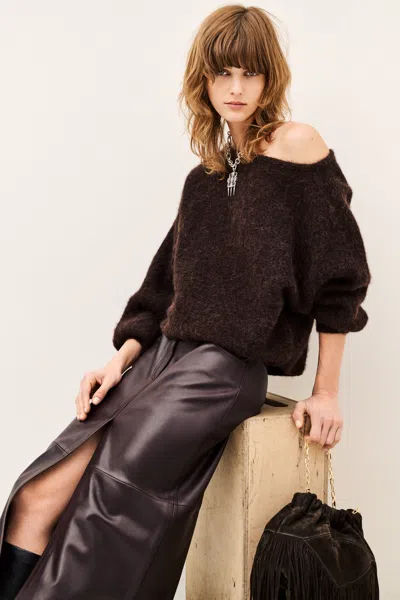 Ba&sh Pullover Suela For Woman In Brown