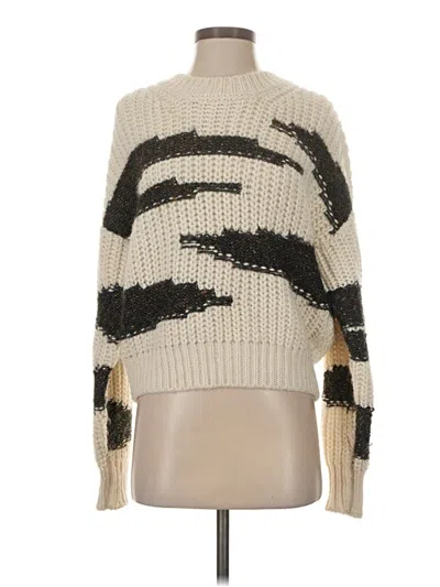 Pre-owned Ba&sh Pullover Sweater In Ivory