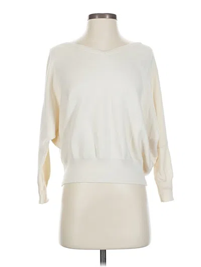 Pre-owned Ba&sh Pullover Sweater In White