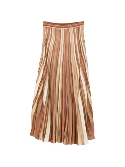 Ba&sh Rima Midi Skirt In Multi