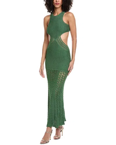 Ba&sh Robe Alaga Dress In Green