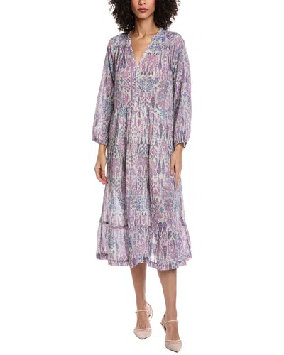 Ba&sh Robe Pidola Midi Dress In Multi