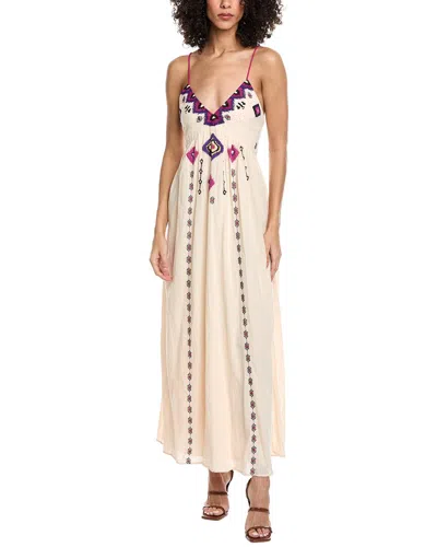 Ba&sh Robe Poeme Maxi Dress In Pink