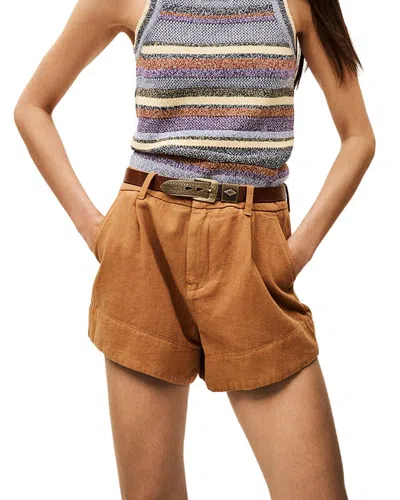 Ba&sh Roma Short In Animal Print
