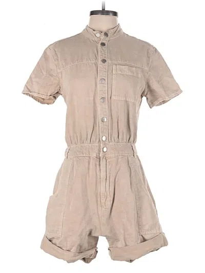 Pre-owned Ba&sh Romper In Tan