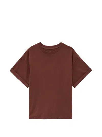 Ba&sh Rosie Crewneck T-shirt In Burgundy