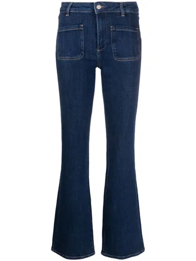 Ba&sh Ross Mid-rise Flared Jeans In Blue