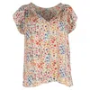 Ba&sh Ba & Sh Ruby Sheer Top In Multicolor Polyester In Multi